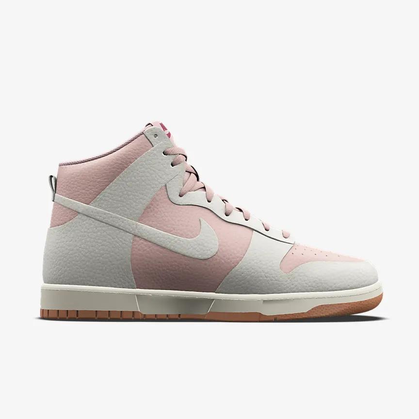 Giày Nike Dunk High Unlocked By You Nữ Hồng Trắng